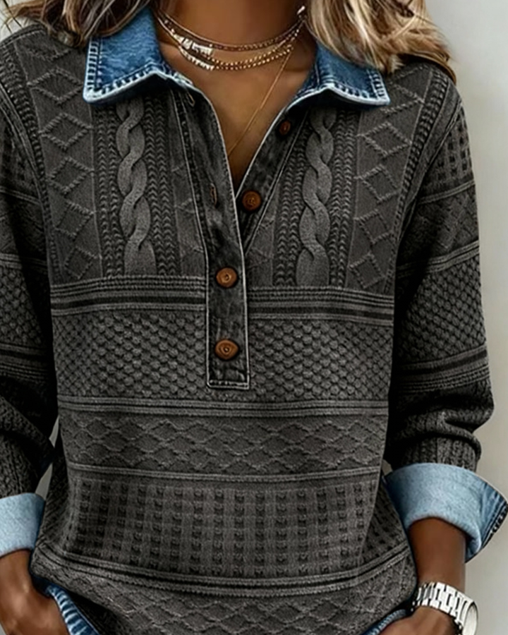 Orissa | Collared Sweatshirt