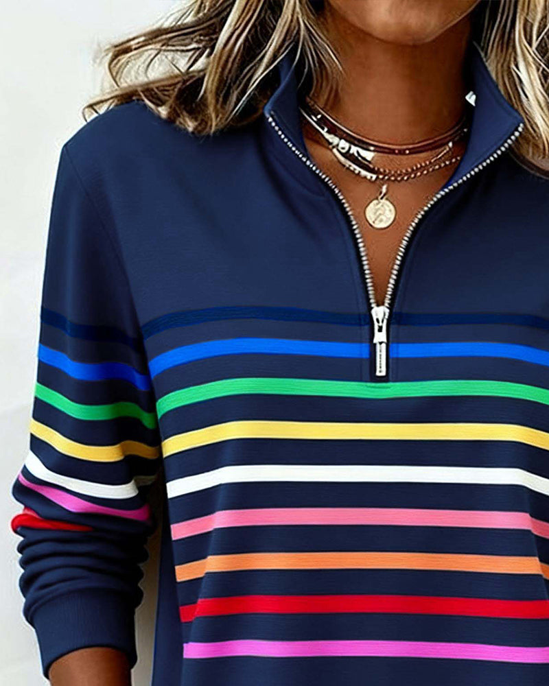 Riley™ | Colorful Stripe Sweater