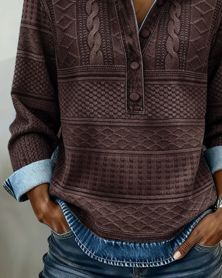 Orissa | Collared Sweatshirt