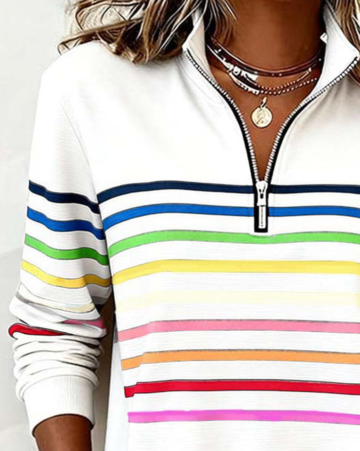 Riley™ | Colorful Stripe Sweater