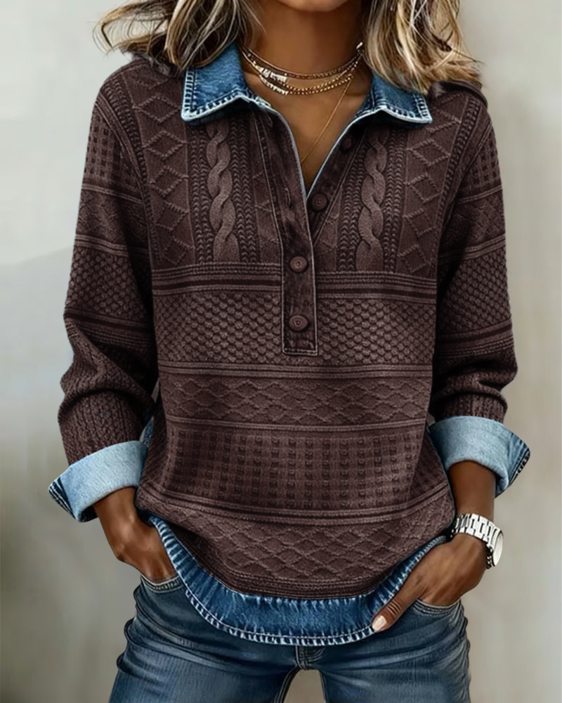 Orissa | Collared Sweatshirt