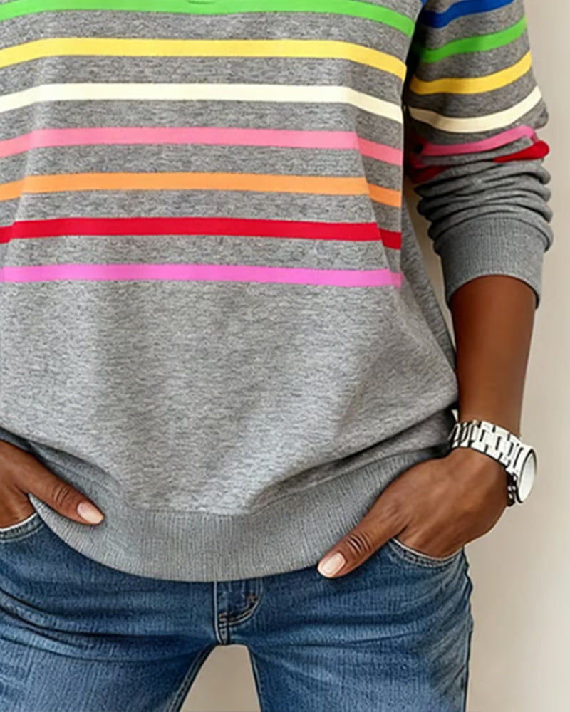 Riley™ | Colorful Stripe Sweater