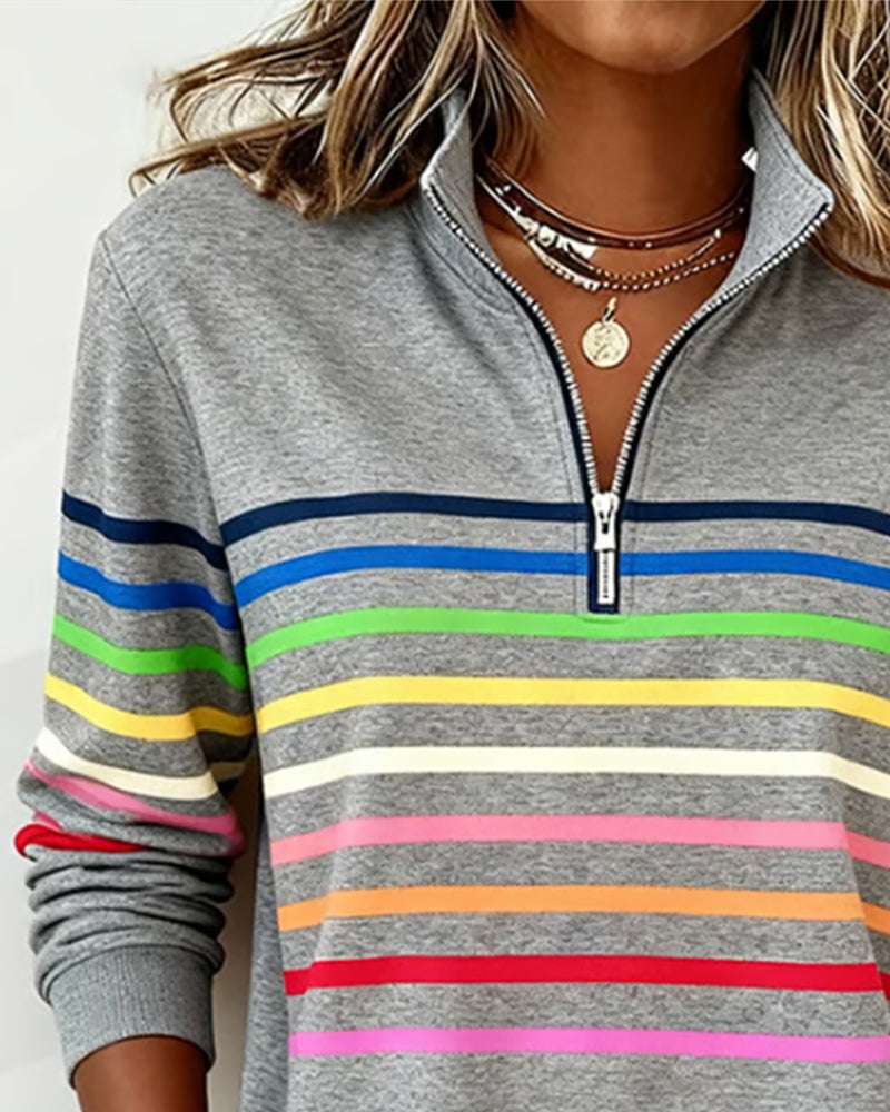 Riley™ | Colorful Stripe Sweater