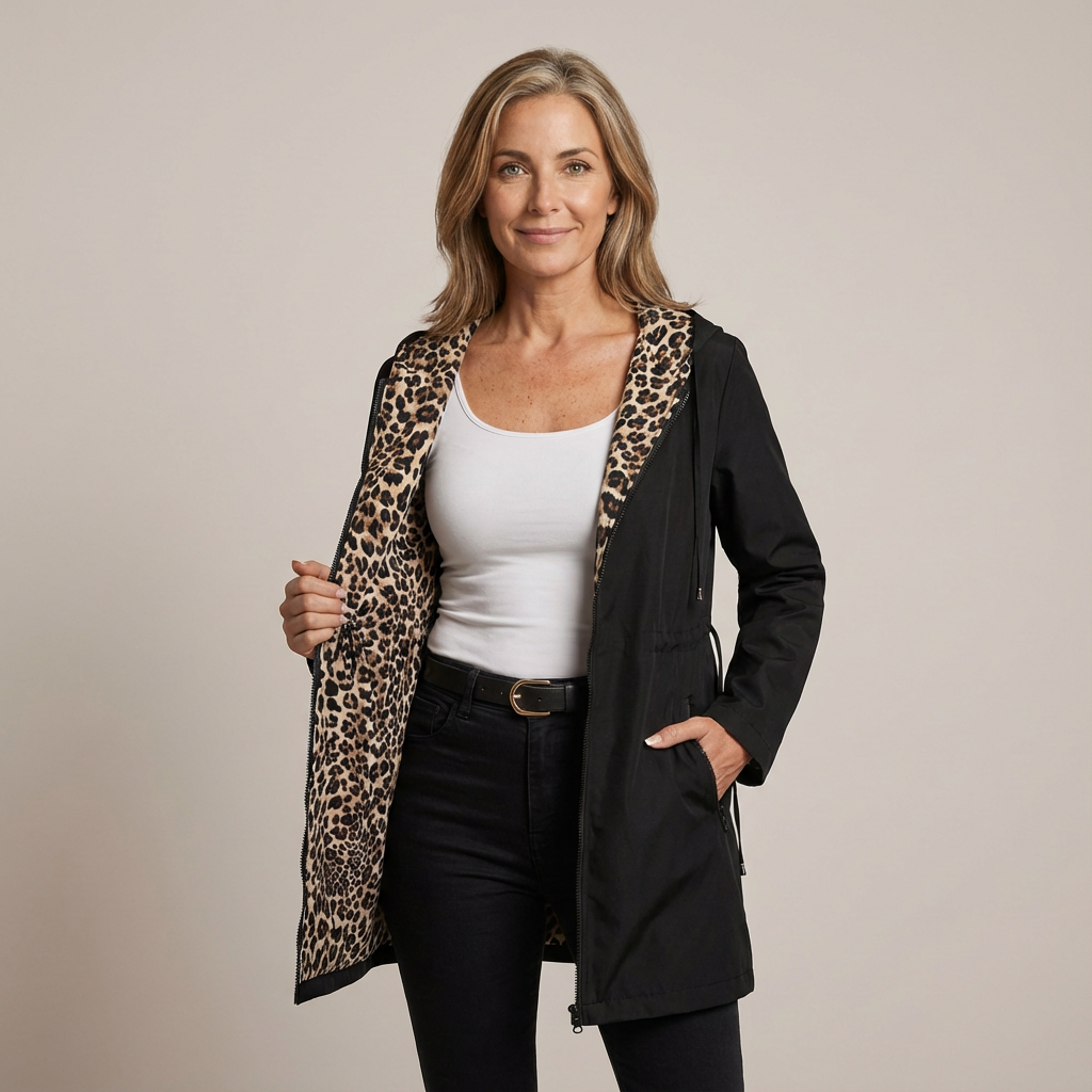 Reversible Hooded Coat
