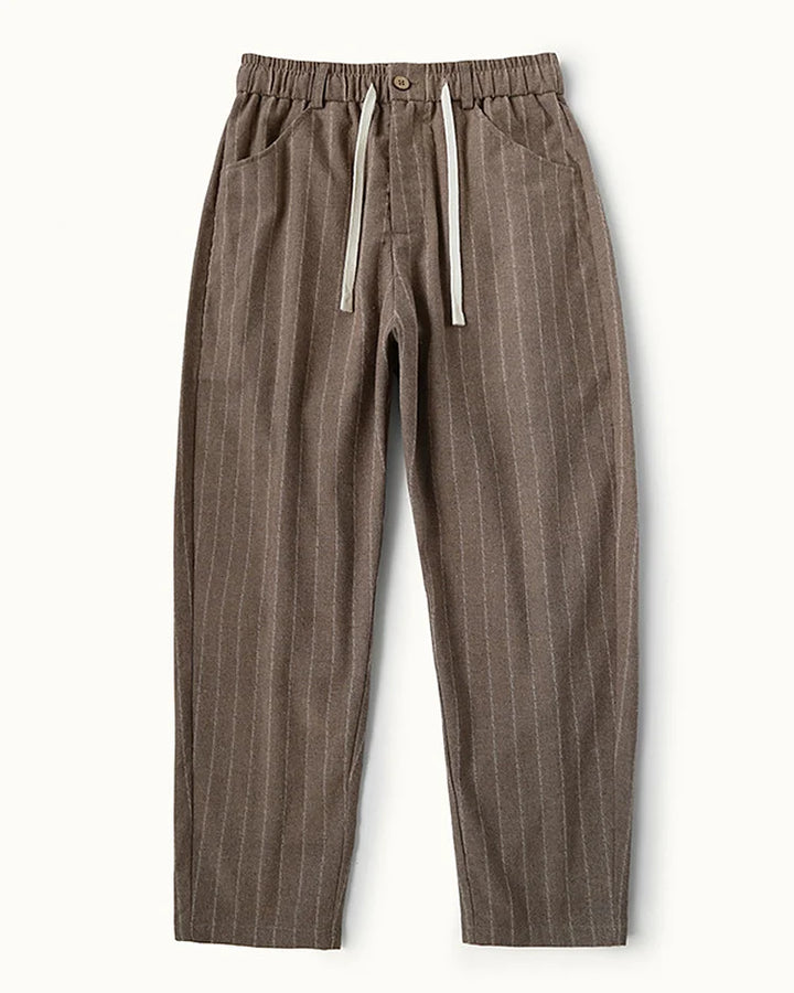 Soren | Striped Linen Pants