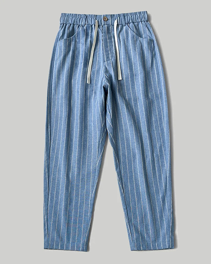 Soren | Striped Linen Pants