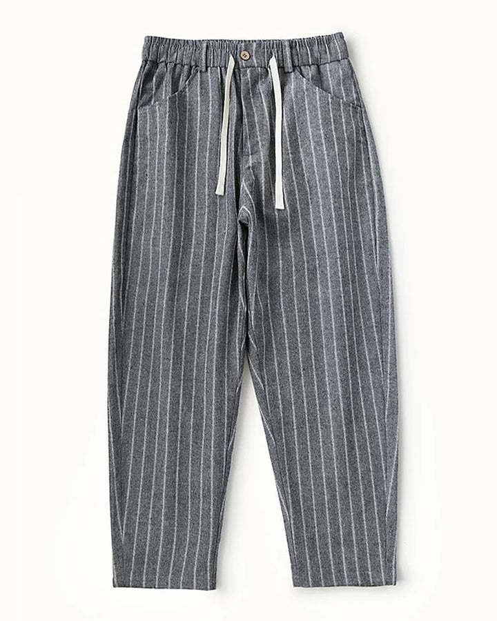 Soren | Striped Linen Pants