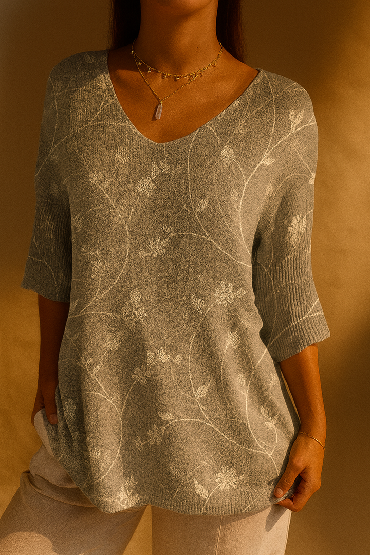 Women's Vintage Floral Art Casual
