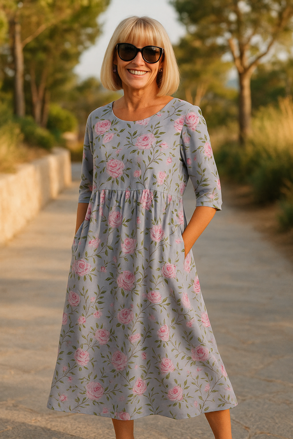Liora | Relaxed Midi Dress