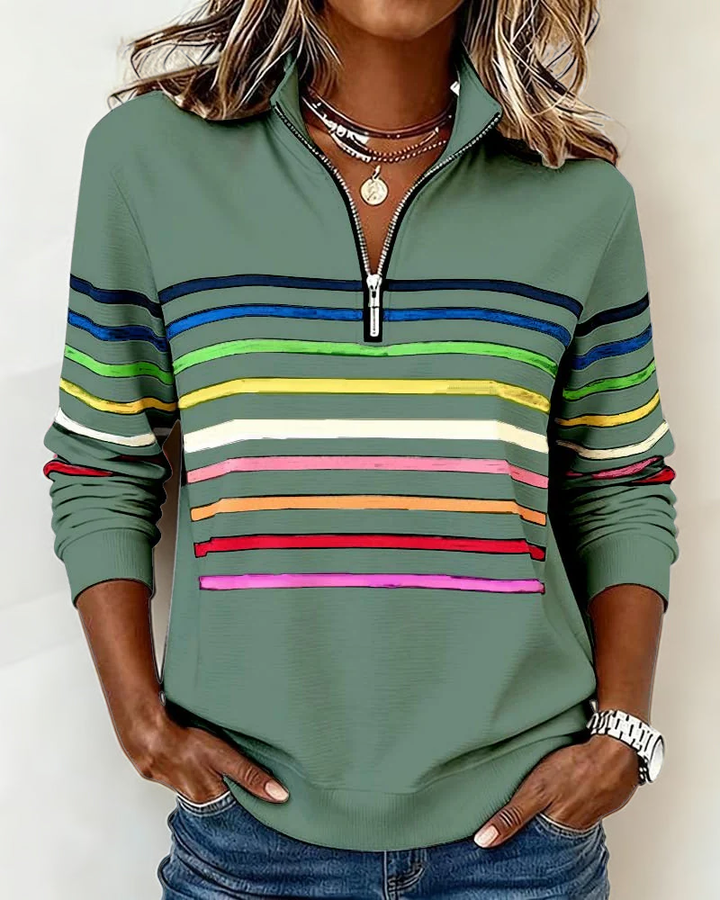 Riley™ | Colorful Stripe Sweater