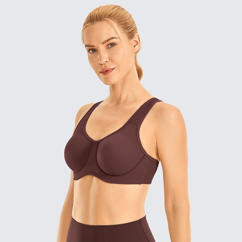 Keyla Supportive Underwire Sports Bra | C-G Cup