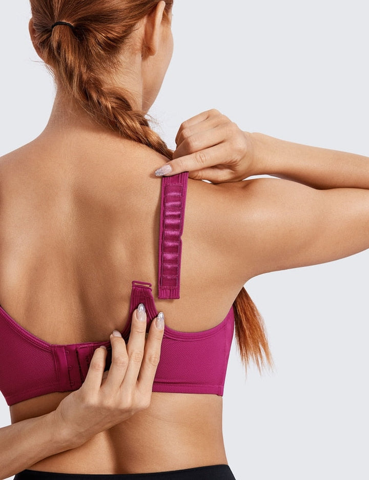 Keyla Supportive Underwire Sports Bra | C-G Cup