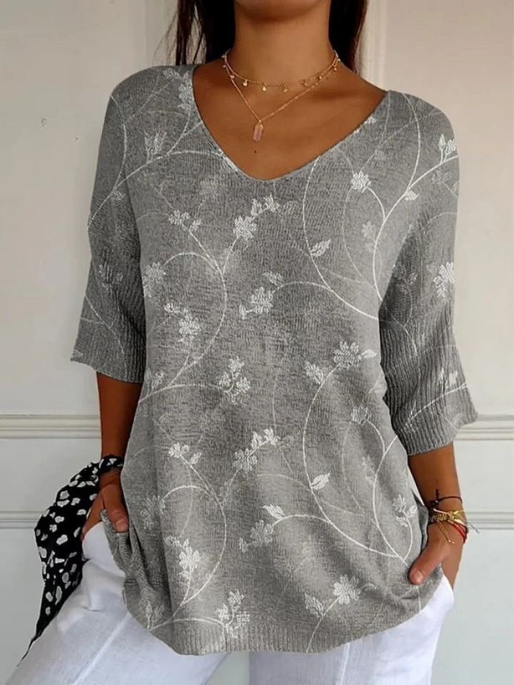 Women's Vintage Floral Art Casual