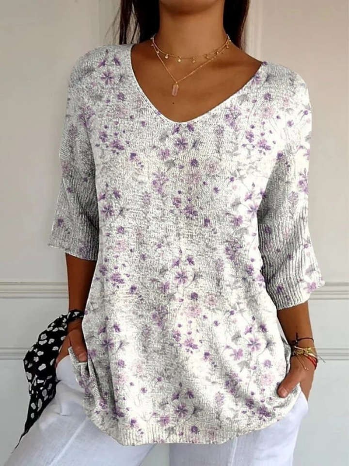 Women's Vintage Floral Art Casual